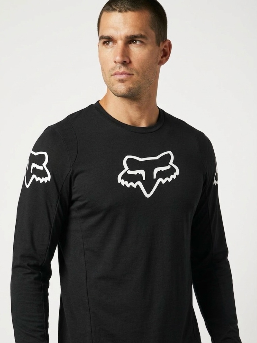 Fox Racing Legion Off-Road Jersey- Men’s Black Long Sleeve Shirt SZ M